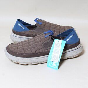 Merrell Hut Moc 2 Canvas Mens Size 9 Brown Loafers Slip On Casual Shoes J004163